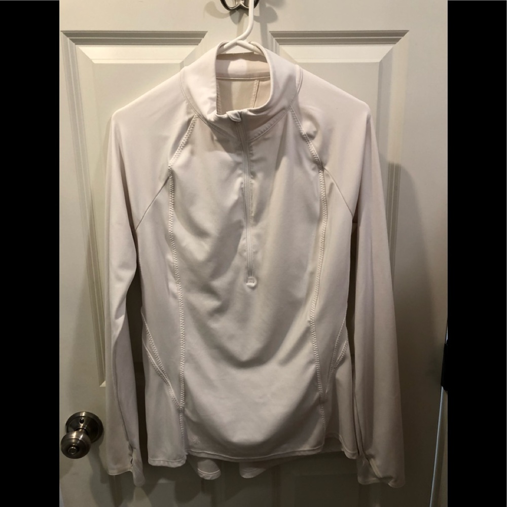 3 for $38 Athleta Bundles- Gently Used White Athleta Zipper Pullover